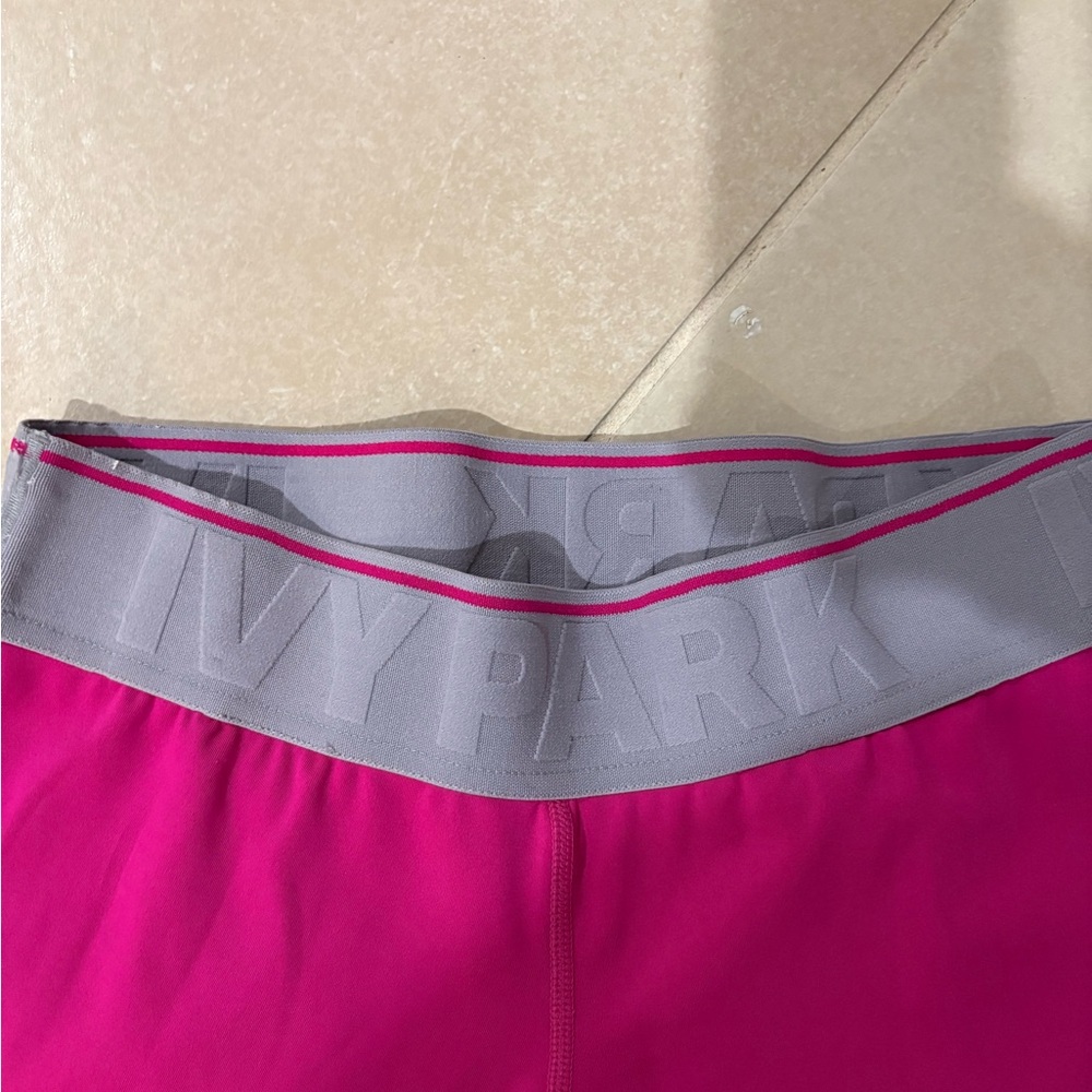 IVY PARK Logo Waistband Leggings size M Beyoncé Jay-Z adidas collab - Picture 2 of 4